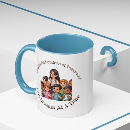 Shaping the Leaders of Tomorrow Accent Coffee Mug (11, 15oz)