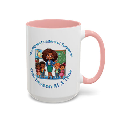 Shaping the Leaders of Tomorrow Accent Coffee Mug (11, 15oz)