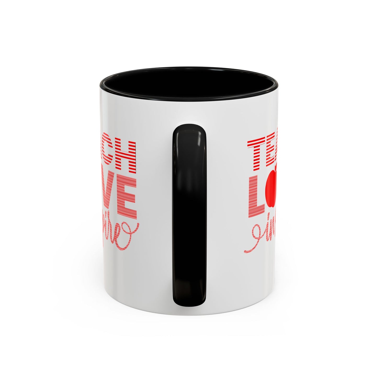 Teach Love Inspire Accent Coffee Mug