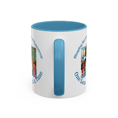 Shaping the Leaders of Tomorrow Accent Coffee Mug (11, 15oz)