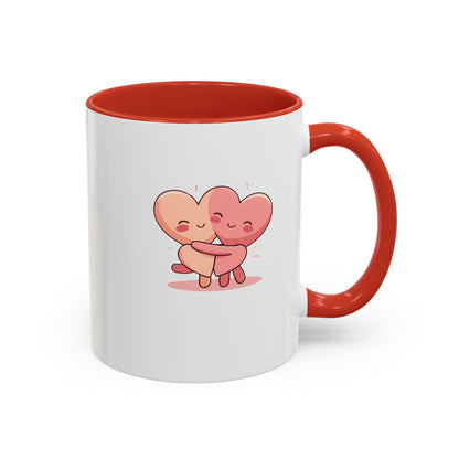 Love Learn Lead Valentine’s Accent Coffee Mug (11oz, 15oz)