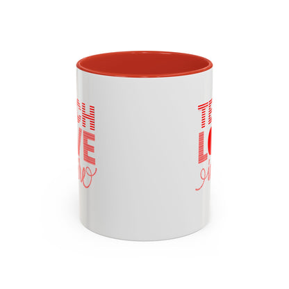 Teach Love Inspire Accent Coffee Mug