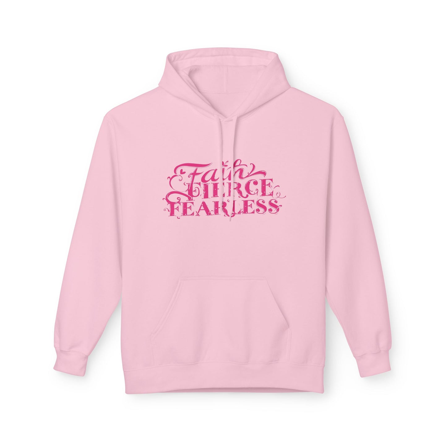 MVC Goes Pink: Faith, Fierce, Fearless Fleece Hoodie