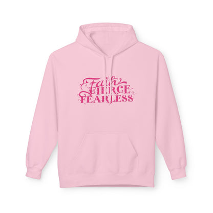 MVC Goes Pink: Faith, Fierce, Fearless Fleece Hoodie
