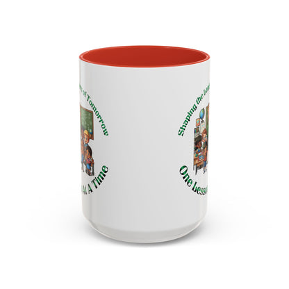 Shaping the Leaders of Tomorrow Accent Coffee Mug (11, 15oz)