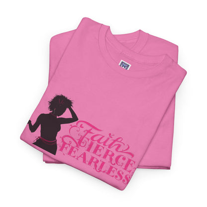 MVC Goes Pink: Faith, Fierce, Fearless Cotton Tee