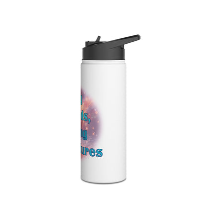 Igniting Minds Stainless Steel Water Bottle, Standard Lid