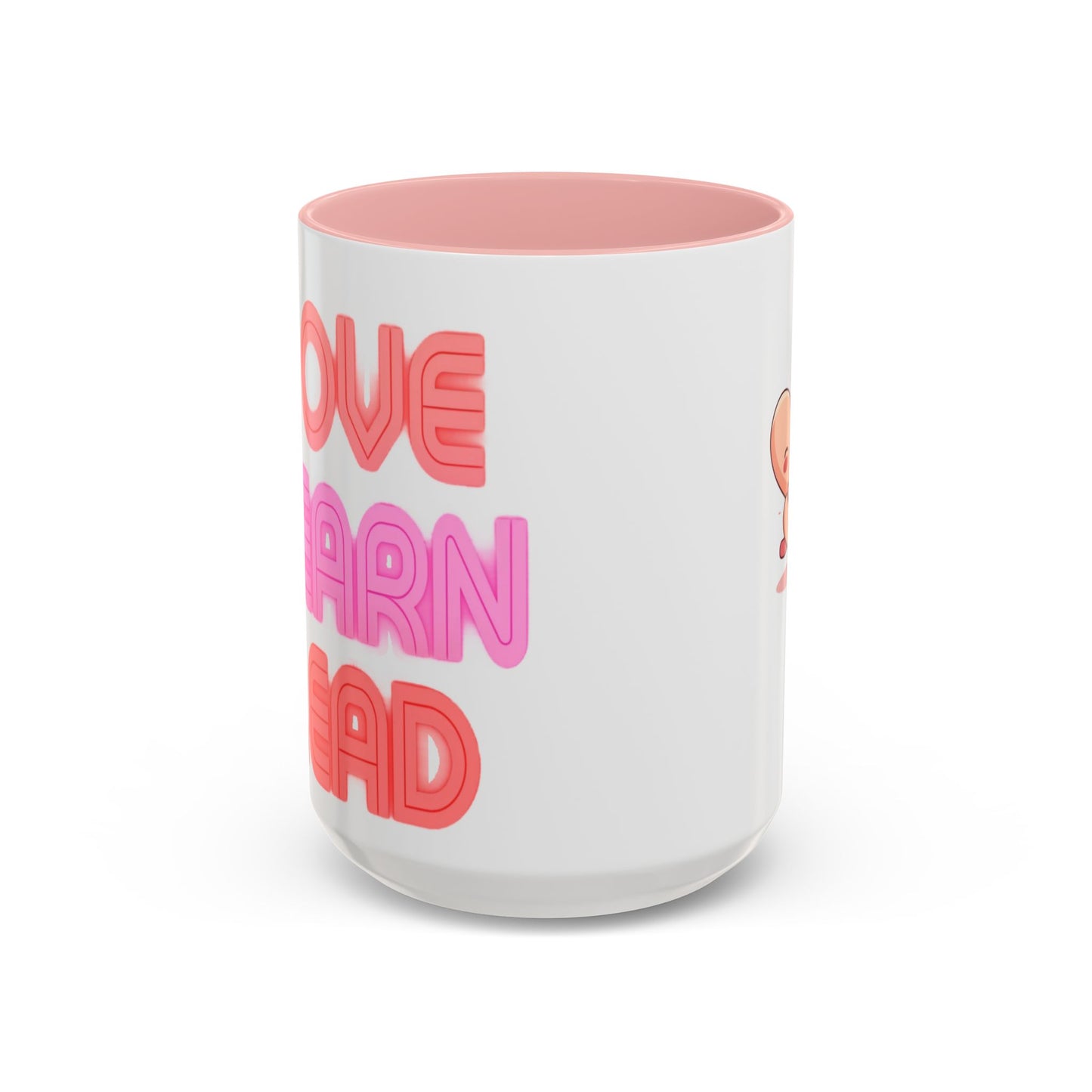 Love Learn Lead Valentine’s Accent Coffee Mug (11oz, 15oz)