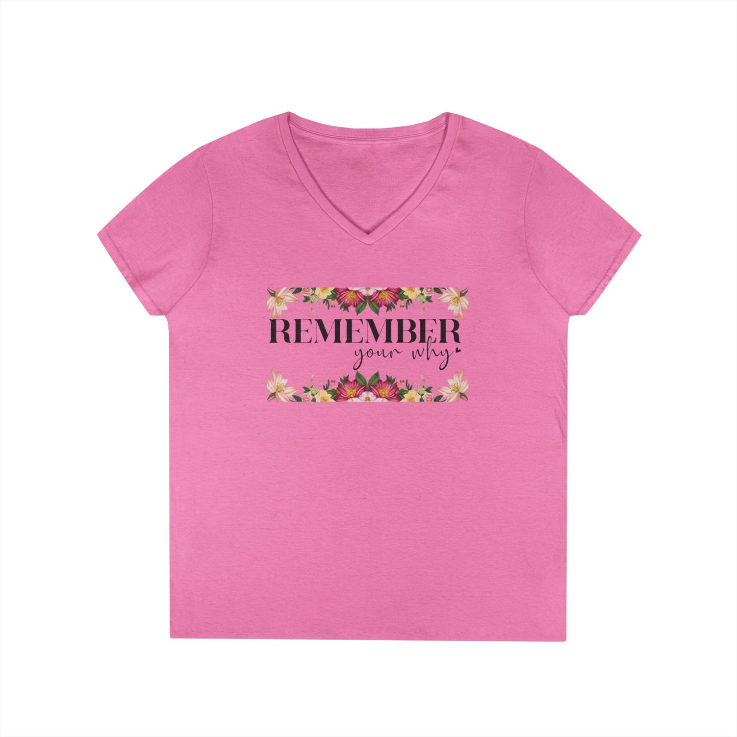 Remember Your Why V-Neck T-Shirt