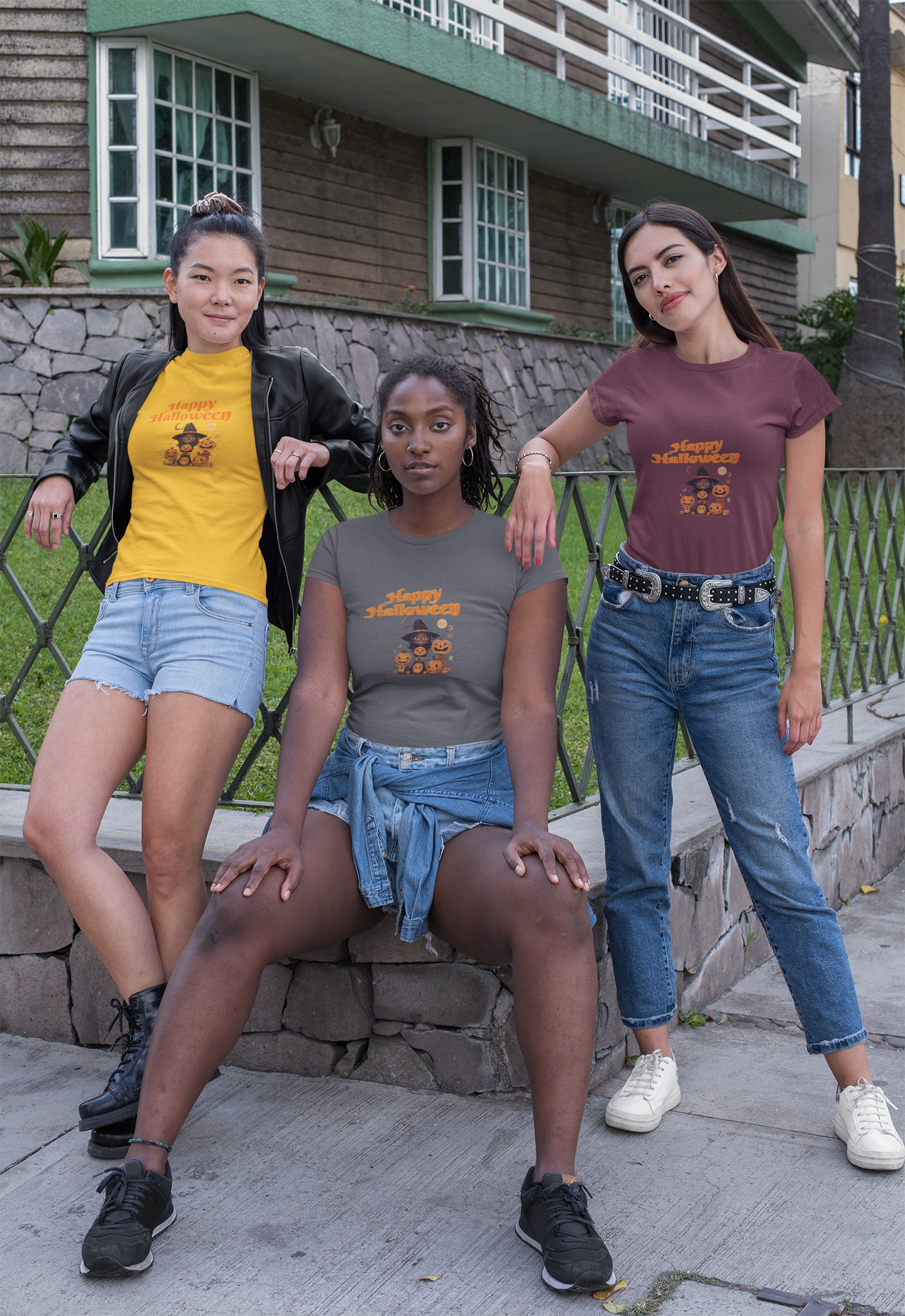 Happy Halloween 2 Unisex Heavy Cotton Tee
