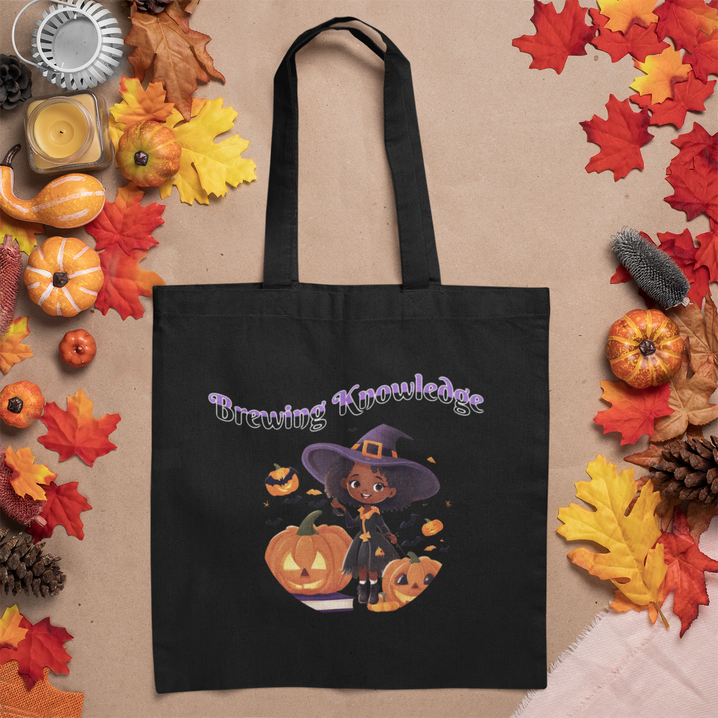 Brewing Knowledge Cotton Canvas Tote Bag